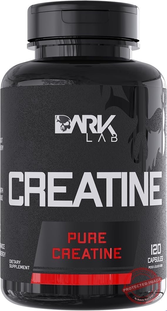 Creatine-Pure-Dark-Lab-120-Capsulas.jpg Creatine Pure, Dark Lab, 120 Cápsulas - Imagem 1
