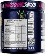 FTW Pré-Treino Diabo Verde em Pó com Cafeína, Aminoácidos Beta‑Alanina e Arginina para Treinos e Atividades Físicas - Pote 300 g (Bala de Framboesa) - Imagem 3