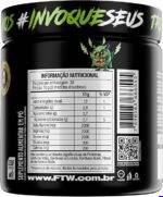 FTW Pré-Treino Diabo Verde em Pó com Cafeína, Aminoácidos Beta‑Alanina e Arginina para Treinos e Atividades Físicas - Pote 300 g (Limão) - Imagem 2