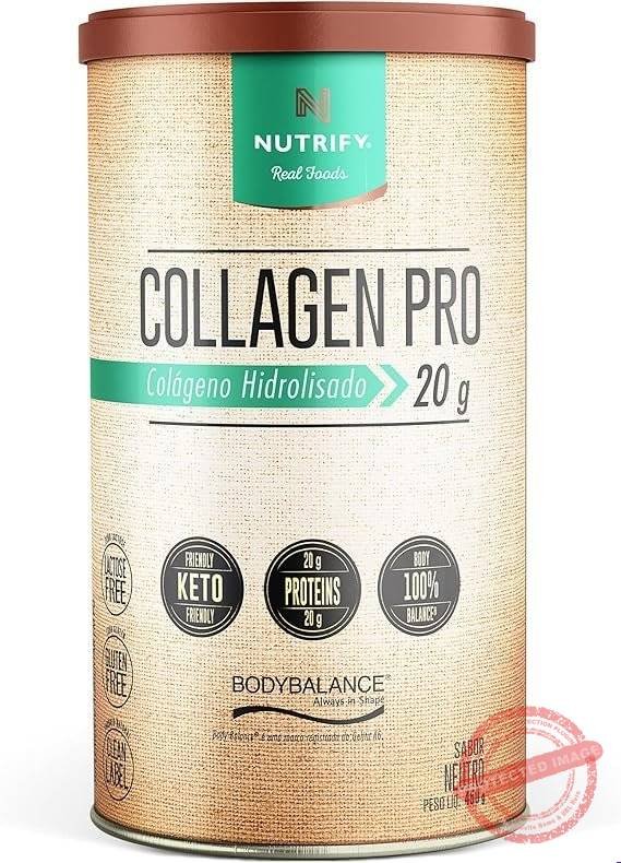 Nutrify-Colageno-Collagen-Pro-450g-Neutro.jpg Nutrify - Colágeno Collagen Pro - 450g - Neutro - Imagem 1