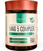 Nutrify Complexo Mag 5 – 90 Cápsulas - Suplemento Fonte de Magnésio para Equilíbrio e Bem-Estar