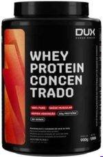 Whey Protein Concentrado Chocolate Pote 900g – Contribui para o Ganho Muscular Hipertrofia – Dux Human Health